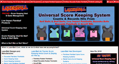 Desktop Screenshot of lazerball.com