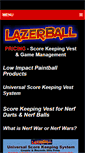 Mobile Screenshot of lazerball.com